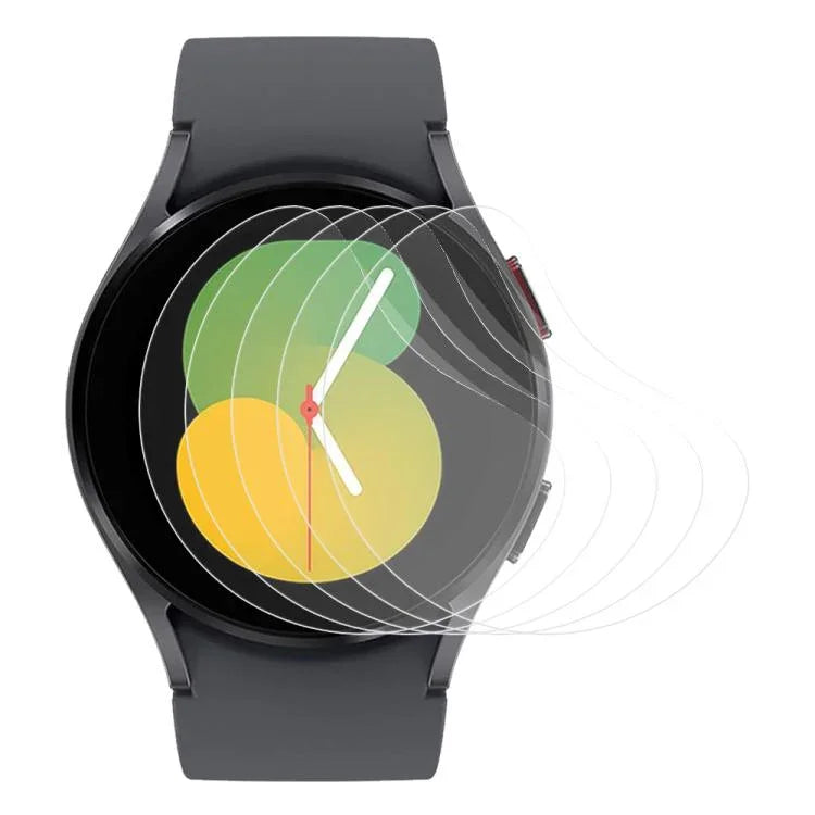 5枚セット xDfind ソフト ハイドロゲル フィルム フルカバー フロントプロテクター、Samsung Galaxy Watch Ultra / Ultra 2025 用、Samsung Galaxy Watch8 Classic 46mm 用、Samsung Galaxy Watch8 44mm 用、Samsung Galaxy Watch8 40mm 用、Samsung Galaxy Watch7 44mm 用