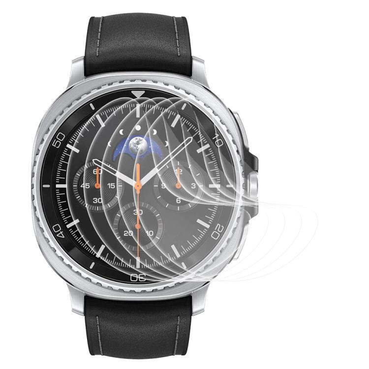 5枚セット xDfind ソフト ハイドロゲル フィルム フルカバー フロントプロテクター、Samsung Galaxy Watch Ultra / Ultra 2025 用、Samsung Galaxy Watch8 Classic 46mm 用、Samsung Galaxy Watch8 44mm 用、Samsung Galaxy Watch8 40mm 用、Samsung Galaxy Watch7 44mm 用