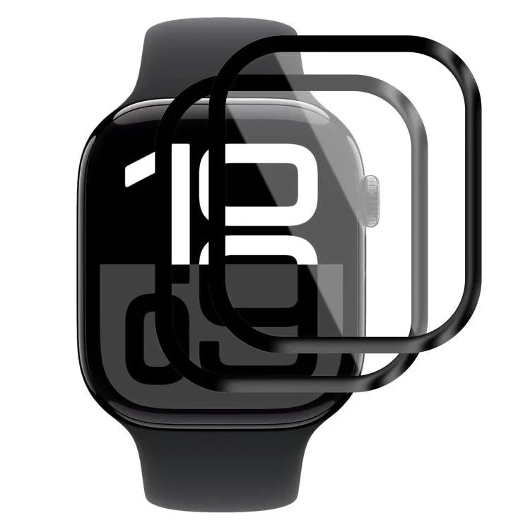 2枚セット xDfind カーブした3D複合素材ソフトフィルムスクリーンプロテクター、Apple Watch シリーズ 6&SE&5&4 44mm 用、Apple Watch シリーズ 6&SE&5&4 40mm 用、Apple Watch シリーズ 11 / 10 46mm 用、Apple Watch Ultra 3 / 2 / 1 49mm 用