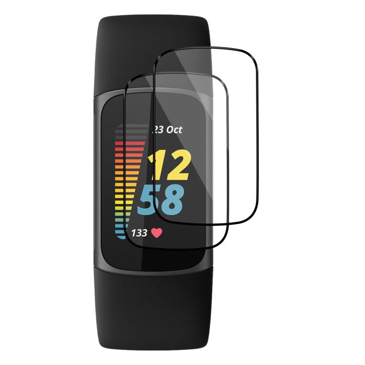 2pcs xDfind Curved 3D Composite Material Soft Film Screen Protector, For Fitbit Charge 6, For Fitbit Versa 4, For Fitbit Charge 5, For Fitbit Luxe, For Fitbit Versa 3, For Fitbit Versa 2, For Fitbit Versa