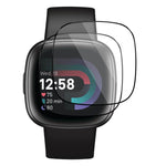 2pcs xDfind Curved 3D Composite Material Soft Film Screen Protector, For Fitbit Charge 6, For Fitbit Versa 4, For Fitbit Charge 5, For Fitbit Luxe, For Fitbit Versa 3, For Fitbit Versa 2, For Fitbit Versa