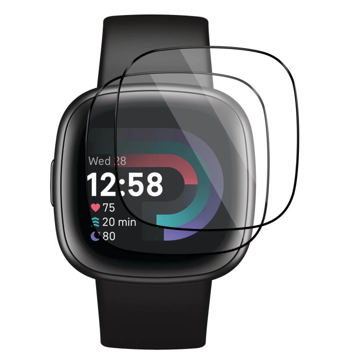 2pcs xDfind Curved 3D Composite Material Soft Film Screen Protector, For Fitbit Charge 6, For Fitbit Versa 4, For Fitbit Charge 5, For Fitbit Luxe, For Fitbit Versa 3, For Fitbit Versa 2, For Fitbit Versa
