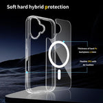 傷防止 PC ハイブリッド TPU Magsafe 電話ケース、iPhone 17 Pro Max 用、iPhone 17 Pro 用、iPhone 17 用、iPhone Air 用