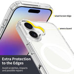 傷防止 PC ハイブリッド TPU Magsafe 電話ケース、iPhone 17 Pro Max 用、iPhone 17 Pro 用、iPhone 17 用、iPhone Air 用