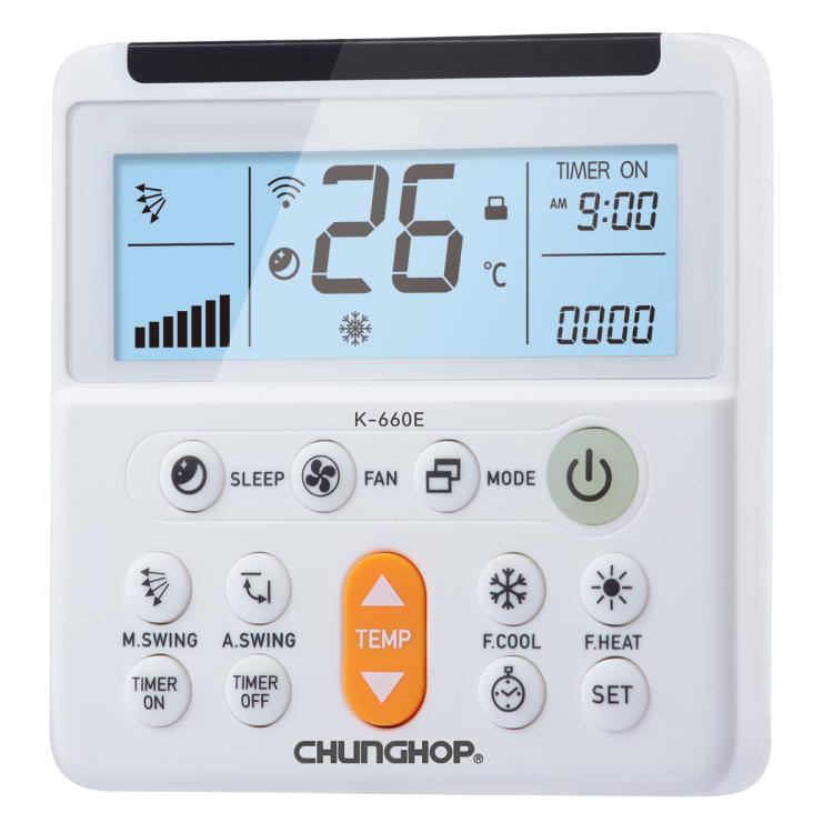 CHUNGHOP K-660E 汎用エアコンリモコン、K-660E