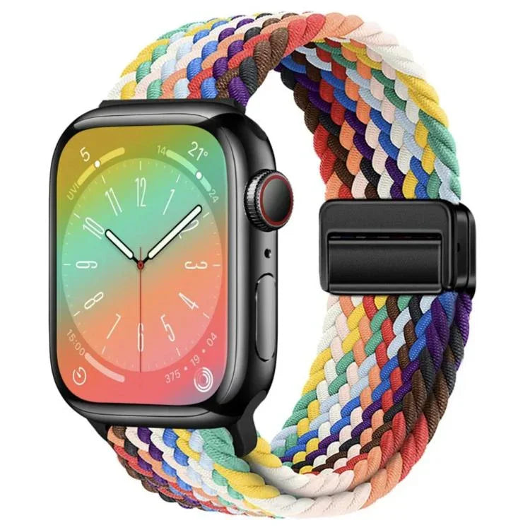 xDfind 磁気バックルループ織りウォッチバンド、Apple Watch 46mm / 49mm / 45mm / 44mm 用、Apple Watch 42mm / 41mm / 40mm / 38mm 用