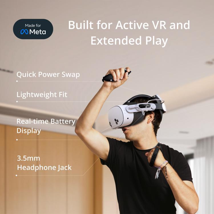 BOBOVR E3 Pro Meta Quest 3S / 3 用 VRヘッドストラップ B100バッテリーセル付き、E3 Pro
