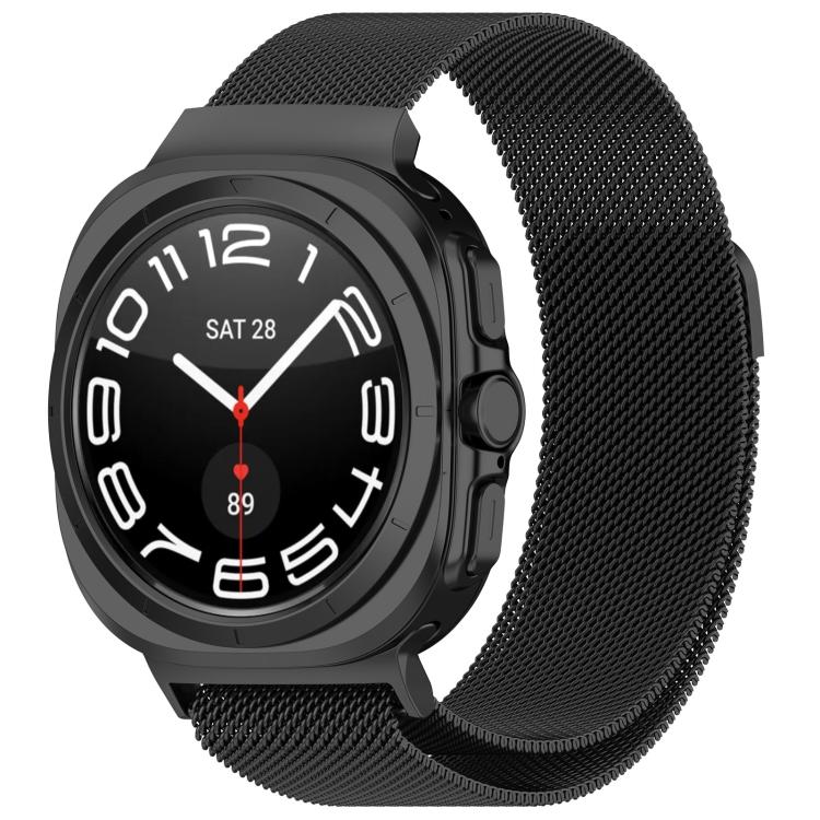 xDfind ミラノ磁気ステンレススチールウォッチバンド、Samsung Galaxy Watch Ultra 47mm / Ultra 2025用