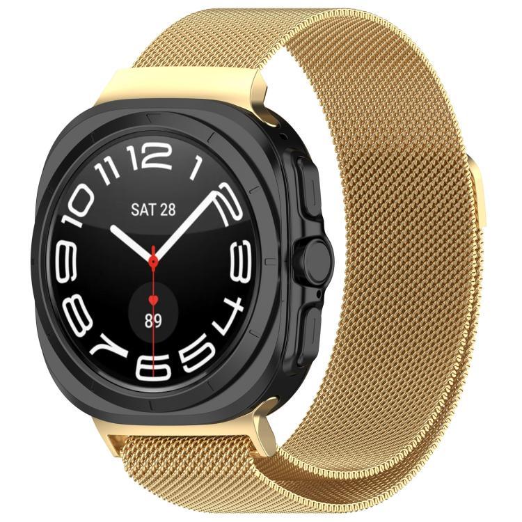 xDfind ミラノ磁気ステンレススチールウォッチバンド、Samsung Galaxy Watch Ultra 47mm / Ultra 2025用