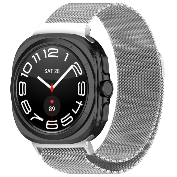 xDfind ミラノ磁気ステンレススチールウォッチバンド、Samsung Galaxy Watch Ultra 47mm / Ultra 2025用