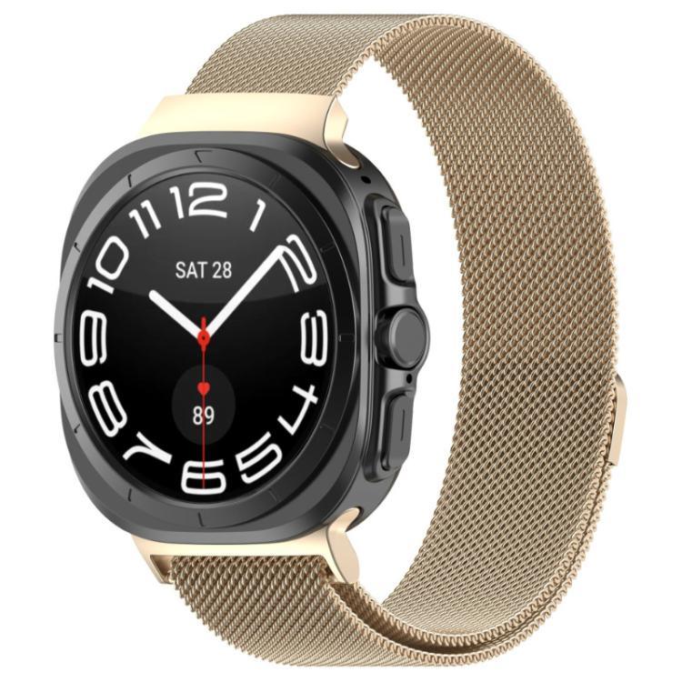 xDfind ミラノ磁気ステンレススチールウォッチバンド、Samsung Galaxy Watch Ultra 47mm / Ultra 2025用
