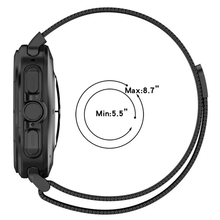 xDfind ミラノ磁気ステンレススチールウォッチバンド、Samsung Galaxy Watch Ultra 47mm / Ultra 2025用