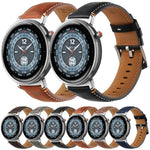 xDfind  Flat Crazy Horse Leather Pin Buckle Watch Band, 20mm, 22mm
