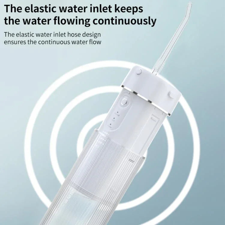 WF-B309 Retractable Electric Water Flosser Portable Oral Irrigator, 190ml Water Tank, WF-B309