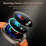 JOYROOM ベンチャーシリーズ JR-FV2 スマートウォッチ、Bluetooth通話／睡眠／血中酸素／心拍数／血圧健康モニター対応