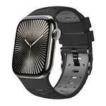 台形ツートンカラーシリコンウォッチバンド、Apple Watch 46mm / 49mm / 45mm / 44mm 用