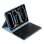 カラフルバックライトBluetoothキーボードレザータブレットケース、iPad Air 11 2024 / Air 11 2025用、iPad Air 5 / Air 4 10.9用