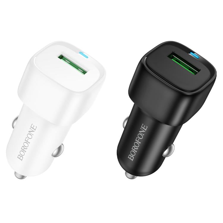 BOROFONE BZ34 Cloud QC3.0 USB Car Charger, 694199112225, 6941991122262