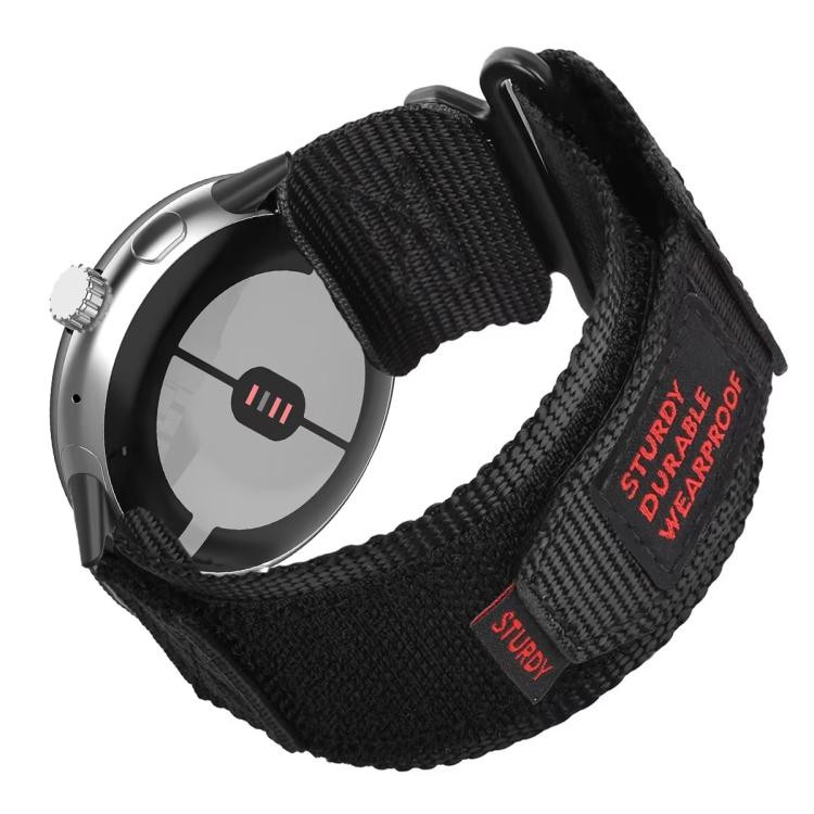 xDfind クイックリリース ナイロンフック＆ループファスナーバックルウォッチバンド、Google Pixel Watch 4 / 3 45mm用、Google Pixel Watch 4 / 3 / 2 / 1 41mm用