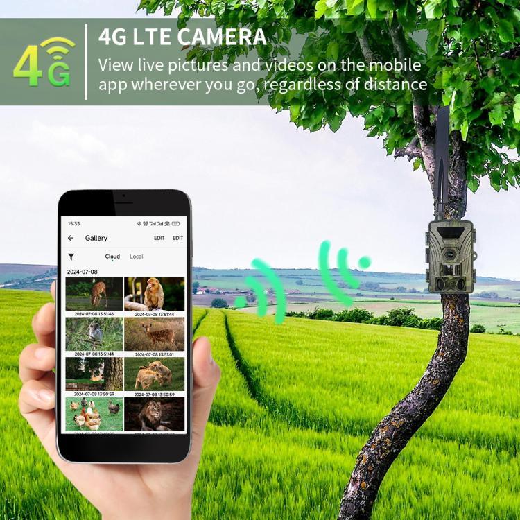 PR802G 4G EU Version 4K HD Night Vision Infrared Motion Detection Hunting Camera, PR802G