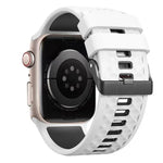 ダイヤモンドテクスチャーツートンカラーシリコンウォッチバンド、Apple Watch 46mm / 49mm / 45mm / 44mm 用
