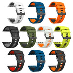 ダイヤモンドテクスチャーツートンカラーシリコンウォッチバンド、Apple Watch 46mm / 49mm / 45mm / 44mm 用