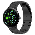 xDfind 三連ビーズ クイックリリース メタルウォッチバンド、Google Pixel Watch 4 / 3 45mm用、Google Pixel Watch 4 / 3 / 2 / 1 41mm用