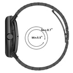 xDfind 三連ビーズ クイックリリース メタルウォッチバンド、Google Pixel Watch 4 / 3 45mm用、Google Pixel Watch 4 / 3 / 2 / 1 41mm用