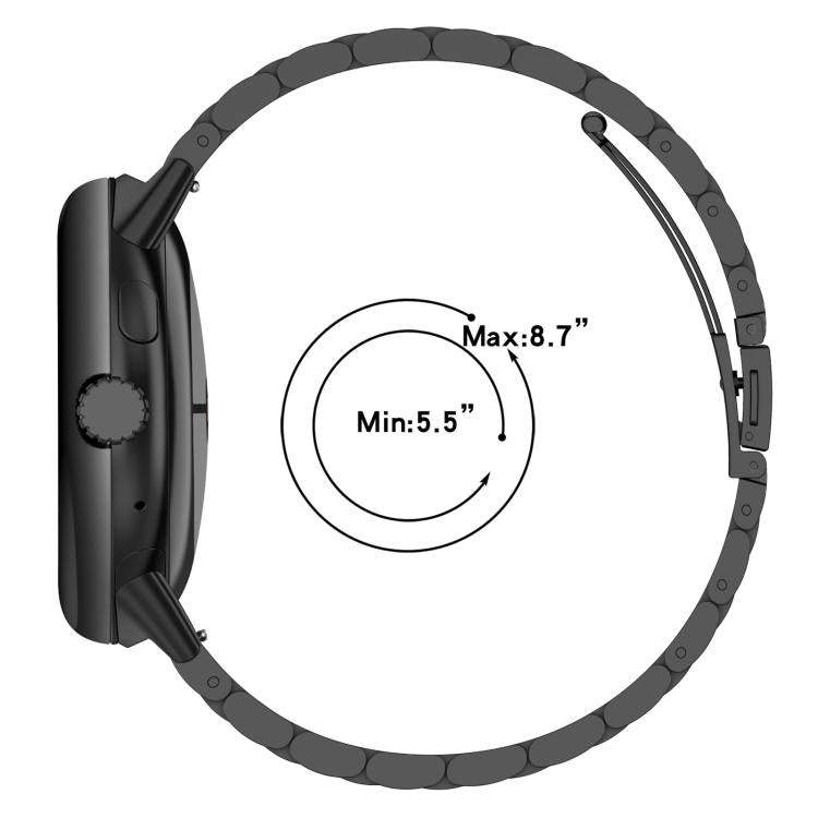 xDfind 三連ビーズ クイックリリース メタルウォッチバンド、Google Pixel Watch 4 / 3 45mm用、Google Pixel Watch 4 / 3 / 2 / 1 41mm用