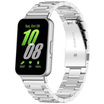 xDfind 三連ビーズメタルウォッチバンド、Samsung Galaxy Watch Ultra 47mm用、Samsung Galaxy Watch 7 / FE / 6 / 5 / 4用、Samsung Galaxy Fit3用