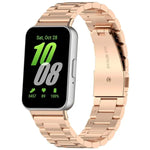 xDfind 三連ビーズメタルウォッチバンド、Samsung Galaxy Watch Ultra 47mm用、Samsung Galaxy Watch 7 / FE / 6 / 5 / 4用、Samsung Galaxy Fit3用