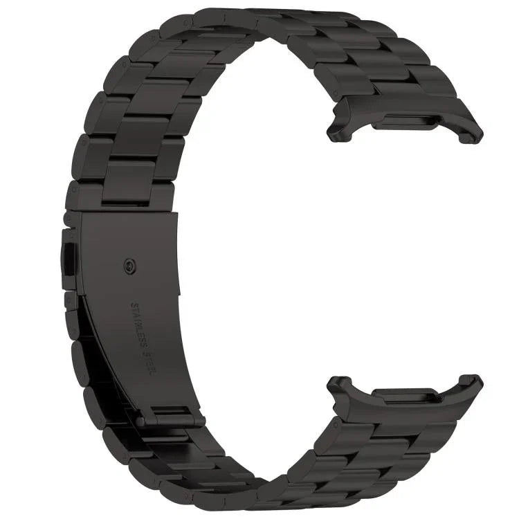 xDfind 三連ビーズメタルウォッチバンド、Samsung Galaxy Watch Ultra 47mm用、Samsung Galaxy Watch 7 / FE / 6 / 5 / 4用、Samsung Galaxy Fit3用