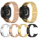 xDfind 三連ビーズメタルウォッチバンド、Samsung Galaxy Watch Ultra 47mm用、Samsung Galaxy Watch 7 / FE / 6 / 5 / 4用、Samsung Galaxy Fit3用