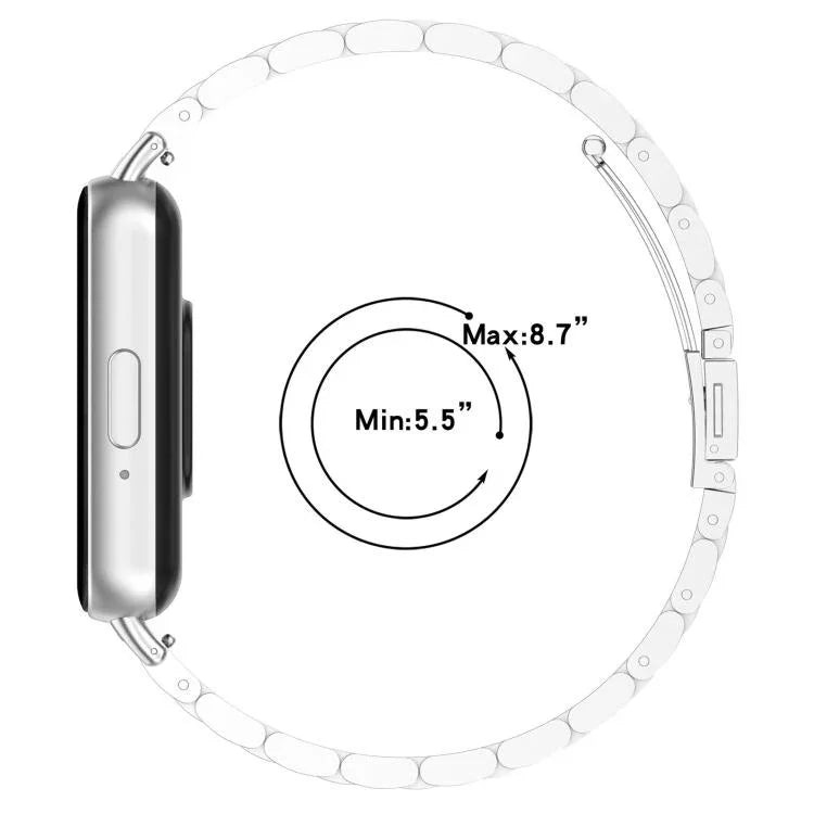 xDfind 三連ビーズメタルウォッチバンド、Samsung Galaxy Watch Ultra 47mm用、Samsung Galaxy Watch 7 / FE / 6 / 5 / 4用、Samsung Galaxy Fit3用