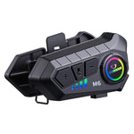 SOMAN バイク用ヘルメット Bluetooth ヘッドセット ステレオボイスマイク、M6-ハードマイク、M6-ソフトマイク