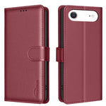 ライチテクスチャ RFID 防盗レザー電話ケース、iPhone 17 Pro Max 用、iPhone 17 Pro 用、iPhone 17 用、iPhone Air 用