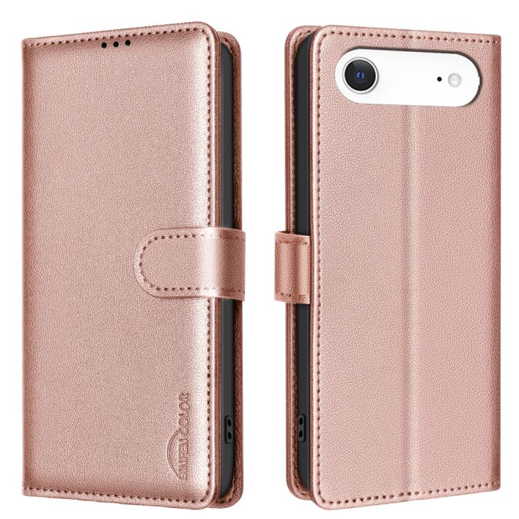 ライチテクスチャ RFID 防盗レザー電話ケース、iPhone 17 Pro Max 用、iPhone 17 Pro 用、iPhone 17 用、iPhone Air 用