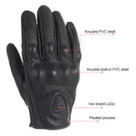 SOMAN MG-24 バイク用シープスキンタッチスクリーンオフロードライディングレトログローブ、M、L、XL、XXL