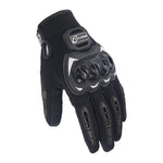 SOMAN CG666 バイク用滑り止めフルフィンガーグローブ、M、L、XL、XXL
