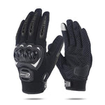 SOMAN CG666 バイク用滑り止めフルフィンガーグローブ、M、L、XL、XXL