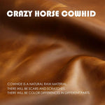 For Kia K3 / K5 2024 Hallmo Crazy Horse Cowhide Car Key Protection Cover, For Kia K3 5-button, For Kia K3 6-button, For Kia K3 7-button, For Kia K3 8-button, For Kia K3 9-button