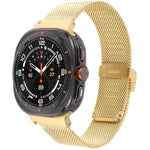 xDfind ミラネーゼ メタルバックル 時計バンド、Samsung Galaxy Watch Ultra 47mm / Ultra 2025 用、Samsung Galaxy Watch 7 / FE / 6 / 5 / 4 用、Samsung Galaxy Fit3 用