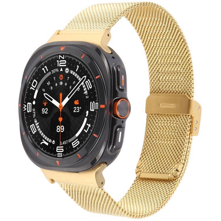 xDfind ミラネーゼ メタルバックル 時計バンド、Samsung Galaxy Watch Ultra 47mm / Ultra 2025 用、Samsung Galaxy Watch 7 / FE / 6 / 5 / 4 用、Samsung Galaxy Fit3 用