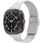 ミラネーゼ 一体型バックル メタル時計バンド、Samsung Galaxy Watch Ultra 47mm / Ultra 2025 用