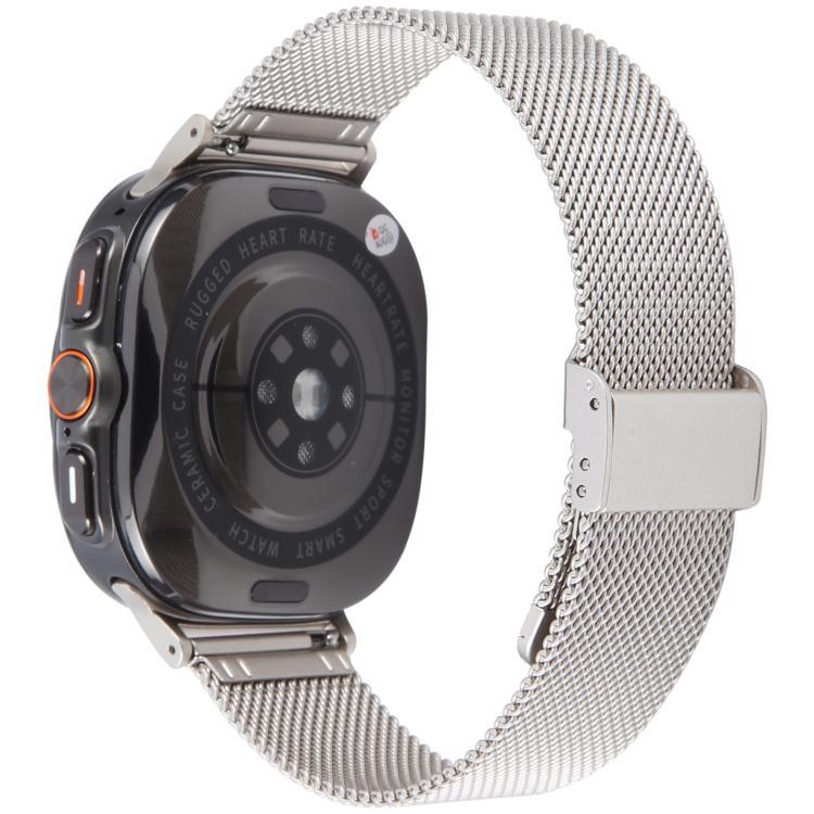 ミラネーゼ 一体型バックル メタル時計バンド、Samsung Galaxy Watch Ultra 47mm / Ultra 2025 用