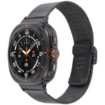 ミラネーゼ 一体型バックル メタル時計バンド、Samsung Galaxy Watch Ultra 47mm / Ultra 2025 用