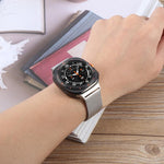 ミラネーゼ 一体型バックル メタル時計バンド、Samsung Galaxy Watch Ultra 47mm / Ultra 2025 用