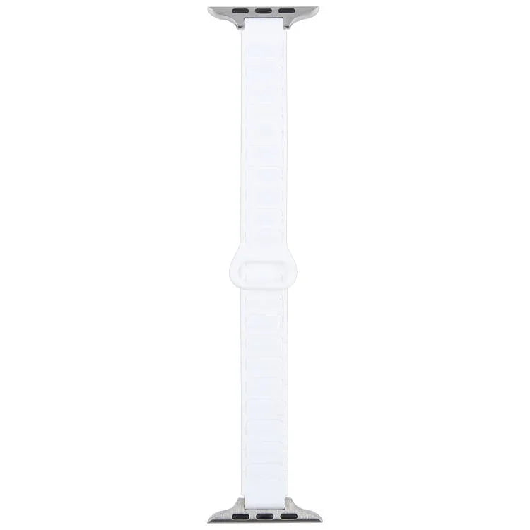 スリムI字型マグネティックシリコンウォッチバンド、Apple Watch 46mm / 49mm / 45mm / 44mm用、Apple Watch 42mm / 41mm / 40mm / 38mm用