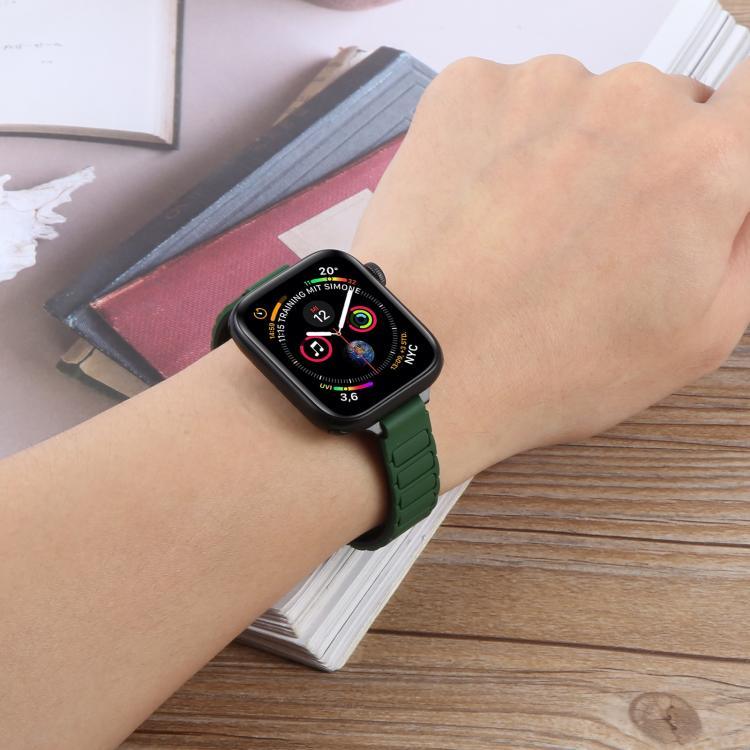 スリムI字型マグネティックシリコンウォッチバンド、Apple Watch 46mm / 49mm / 45mm / 44mm用、Apple Watch 42mm / 41mm / 40mm / 38mm用