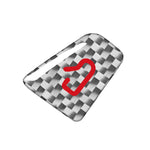 For Tesla Model 3 2019-2023 / Y 2019-2024 4pcs/Set Carbon Fiber Car Door Switch Decorative Sticker with Label, For Tesla Model 3 2019-2023 / Y 2019-2024 Car Door Switch